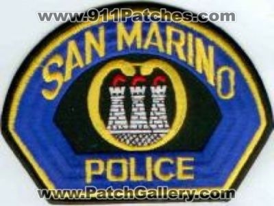 San Marino Police (California)
Thanks to Police-Patches-Collector.com for this scan.
