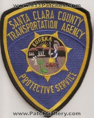 Santa Clara County Transportation Agency Protective Service (California)
Thanks to Police-Patches-Collector.com for this scan.
