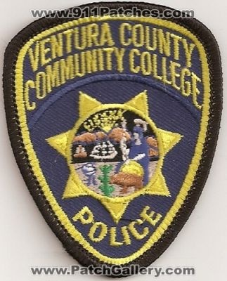 Ventura County Community College Police (California)
Thanks to Police-Patches-Collector.com for this scan.
