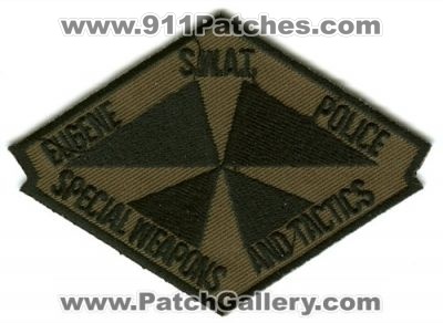 Eugene Police Special Weapons And Tactics (Oregon)
Scan By: PatchGallery.com
Keywords: s.w.a.t. swat