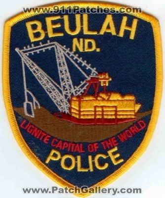 Beulah Police (North Dakota)
Thanks to Police-Patches-Collector.com for this scan.
