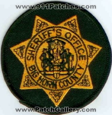 Big Horn County Sheriff's Office (Wyoming)
Thanks to Police-Patches-Collector.com for this scan.
Keywords: sheriffs