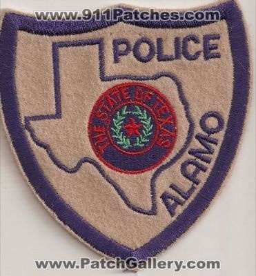 Alamo Police (Texas)
Thanks to Police-Patches-Collector.com for this scan.

