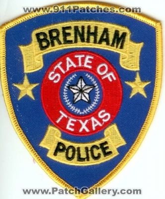 Brenham Police (Texas)
Thanks to Police-Patches-Collector.com for this scan.
