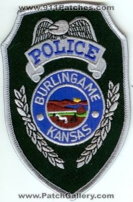 Burlingame Police (Kansas)
Thanks to Police-Patches-Collector.com for this scan.
