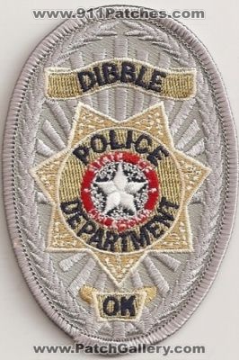 Dibble Police Department (Oklahoma)
Thanks to Police-Patches-Collector.com for this scan.
