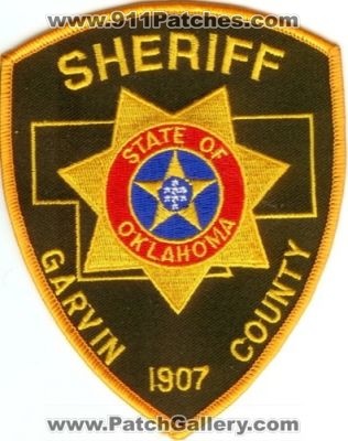 Garvin County Sheriff (Oklahoma)
Thanks to Police-Patches-Collector.com for this scan.
