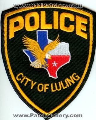 Luling Police (Texas)
Thanks to Police-Patches-Collector.com for this scan.
Keywords: city of