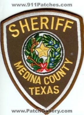 Medina County Sheriff (Texas)
Thanks to Police-Patches-Collector.com for this scan.
