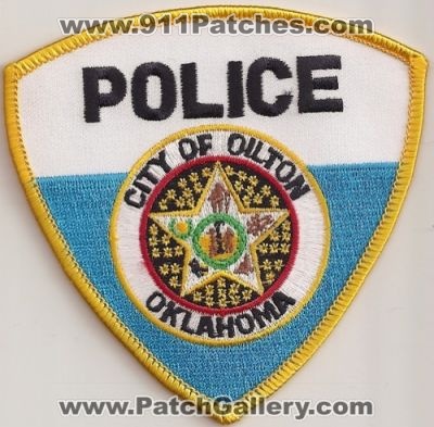Oilton Police (Oklahoma)
Thanks to Police-Patches-Collector.com for this scan.
Keywords: city of