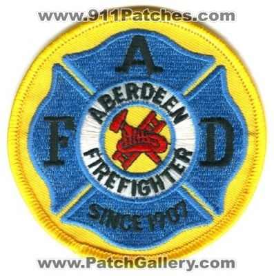 Aberdeen Fire Department FireFighter (Washington)
Scan By: PatchGallery.com
Keywords: dept. afd