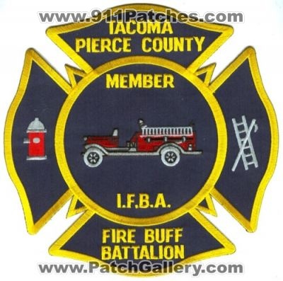 Tacoma Pierce County International Fire Buff Associates Member Battalion Patch (Washington) (Jacket Back Size)
Scan By: PatchGallery.com
Keywords: i.f.b.a. ifba