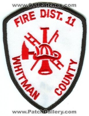 Whitman County Fire District 11 (Washington)
Scan By: PatchGallery.com
Keywords: co. dist. number no. #11 department dept.