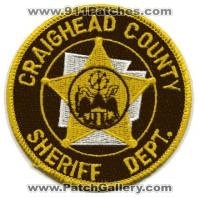 Craighead County Sheriff Department (Arkansas)
Thanks to BensPatchCollection.com for this scan.
Keywords: dept