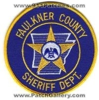 Faulkner County Sheriff Department (Arkansas)
Thanks to BensPatchCollection.com for this scan.
Keywords: dept