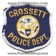 Crossett Police Department (Arkansas)
Thanks to BensPatchCollection.com for this scan.
Keywords: dept