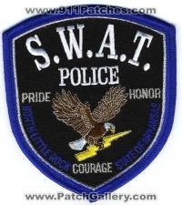 North Little Rock Police S.W.A.T. (Arkansas)
Thanks to BensPatchCollection.com for this scan.
Keywords: swat