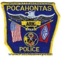 Pocahontas Police (Arkansas)
Thanks to BensPatchCollection.com for this scan.
