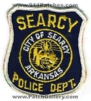 Searcy Police Department (Arkansas)
Thanks to BensPatchCollection.com for this scan.
Keywords: dept city of