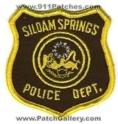 Siloam Springs Police Department (Arkansas)
Thanks to BensPatchCollection.com for this scan.
Keywords: dept