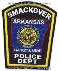 Smackover Police Department (Arkansas)
Thanks to BensPatchCollection.com for this scan.
Keywords: dept