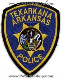 Texaekana Police (Arkansas)
Thanks to BensPatchCollection.com for this scan.
