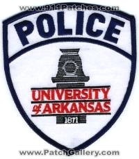 University of Arkansas Police (Arkansas)
Thanks to BensPatchCollection.com for this scan.
