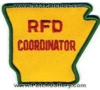 Arkansas Forestry Commission RFD Coordinator (Arkansas)
Thanks to BensPatchCollection.com for this scan.
Keywords: fire wildland