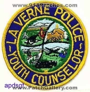 La Verne Police Youth Counselor (California)
Thanks to apdsgt for this scan.
Keywords: laverne