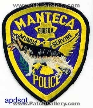 Manteca Police K-9 (California)
Thanks to apdsgt for this scan.
Keywords: k9