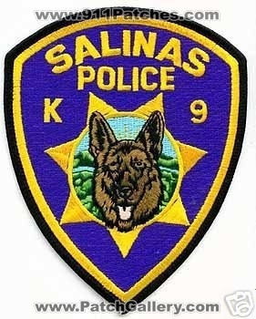 Salinas Police K-9 (California)
Thanks to apdsgt for this scan.
Keywords: k9