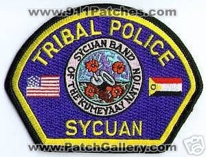 Sycuan Tribal Police (California)
Thanks to apdsgt for this scan.
Keywords: band of the kumeyaay nation