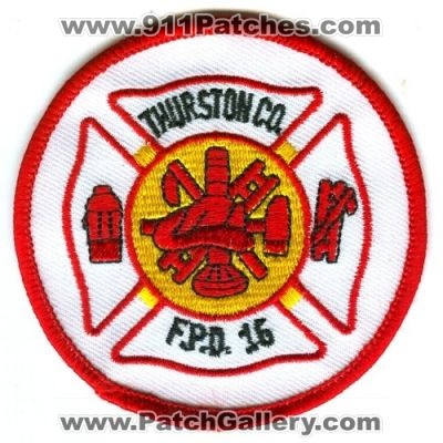 Thurston County Fire District 16 (Washington)
Scan By: PatchGallery.com
Keywords: co. dist. number no. #16 department dept. fpd f.p.d. protection