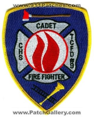 Thurston County Fire District 9 CHS Cadet Firefighter (Washington)
Scan By: PatchGallery.com
Keywords: co. dist. number no. #9 department dept. tcfd