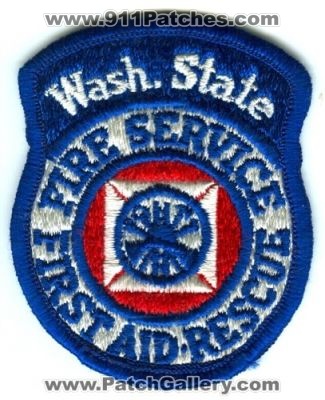 Washington State Fire Service First Aid Rescue Patch (Washington)
Scan By: PatchGallery.com
