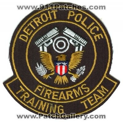 Detroit Police Firearms Training Team (Michigan)
Scan By: PatchGallery.com
