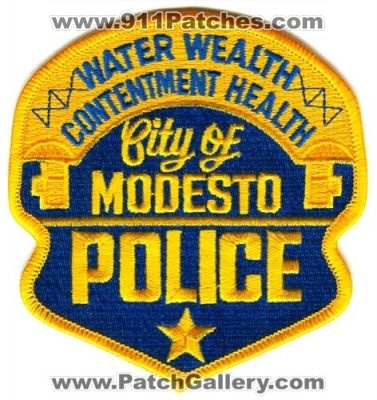 Modesto Police (California)
Scan By: PatchGallery.com
Keywords: city of