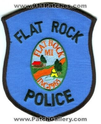 Flat Rock Police (Michigan)
Scan By: PatchGallery.com
