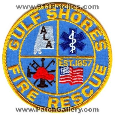Gulf Shores Fire Rescue Department (Alabama)
Scan By: PatchGallery.com
Keywords: dept.