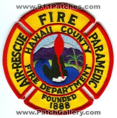 Hawaii County Fire Department Air Rescue Paramedic (Hawaii)
Scan By: PatchGallery.com
Keywords: co. dept. ems