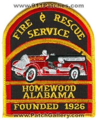 Homewood Fire & Rescue Service (Alabama)
Scan By: PatchGallery.com
Keywords: and