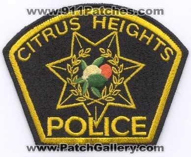 Citrus Heights Police (California)
Thanks to Scott McDairmant for this scan.
