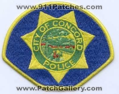 Concord Police (California)
Thanks to Scott McDairmant for this scan.
Keywords: city of