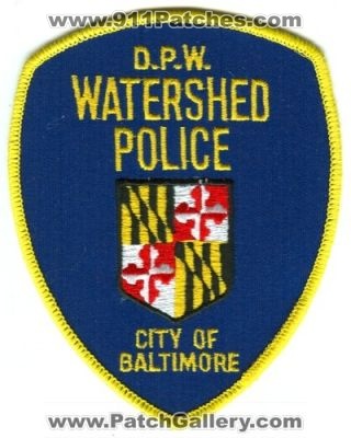 Baltimore Watershed Police (Maryland)
Scan By: PatchGallery.com
Keywords: d.p.w. dpw city of