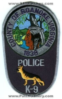 Roanoke County Police K-9 (Virginia)
Scan By: PatchGallery.com
Keywords: k9 of
