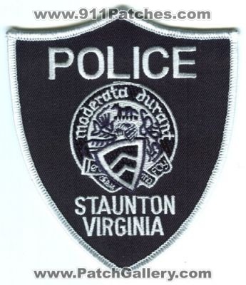 Staunton Police (Virginia)
Scan By: PatchGallery.com
