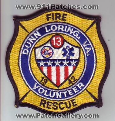 Dunn Loring Volunteer Fire Rescue (Virginia)
Thanks to Dave Slade for this scan.
Keywords: va. 13