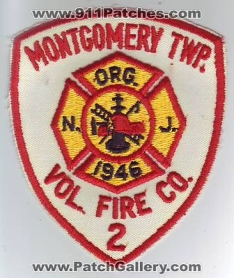 Montgomery Township Volunteer Fire Company 2 (New Jersey)
Thanks to Dave Slade for this scan.
Keywords: twp. vol. co. n.j.