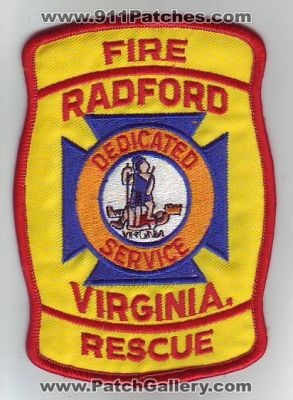 Radford Fire Rescue (Virginia)
Thanks to Dave Slade for this scan.

