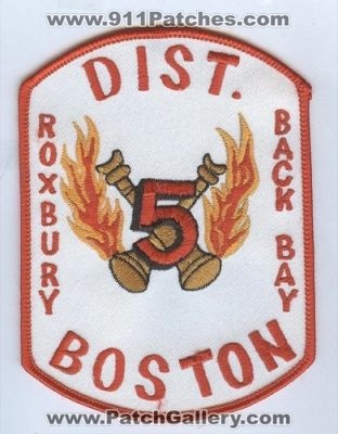 Boston Fire District 5 (Massachusetts)
Thanks to Brent Kimberland for this scan.
Keywords: dist.